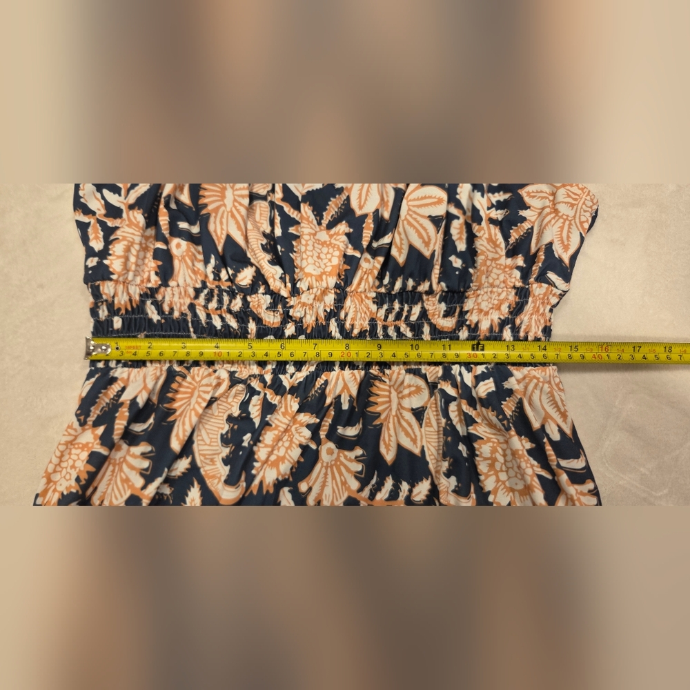 GRACE KARIN Floral Maxi Dress in Grey And Orange Size L. - Picture 13 of 16